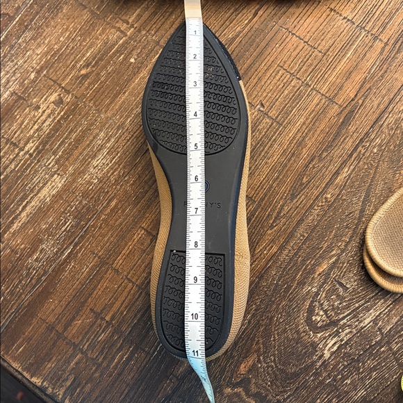 Rothy’s The Point Camel & Black Cap Toe Ballet Flat Size 10 - Picture 9 of 12
